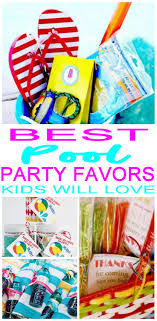 Birthday Party Goodie Bags For Girls Party Favors The Best Pool Party Favors Ideas That All Kids Will Love For Boys And For Girls Goodie Pool Party Favors Pool Birthday Party Pool Party Gift