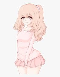 Again, i identified the outline of the head so we can see how the hair maps onto it with this drawing an anime girl's hair is not an easy thing to draw. Drawing Anime Long Hair Draw Anime Curly Hair Hd Png Download Transparent Png Image Pngitem