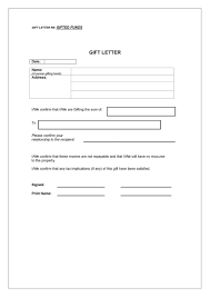 Signnow has paid close attention to ios users and developed an application just for them. 35 Best Gift Letter Templates Word Pdf á Templatelab