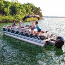 Kitty hawk kites offers 12 and 16 passenger pontoon boat rentals on the outer banks of north carolina. Outboard Pontoon Boat Fishin Barge 24 Xp3 Sun Tracker Tri Tube Sport Fishing 12 Person Max