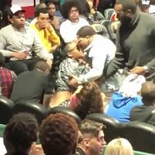 Yo Wtf Gervonta Davis Pulled Up On Dretta Starr His Baby Mama And Grabbed Her By The Throat At Miami Celebrity Basketball Game Video