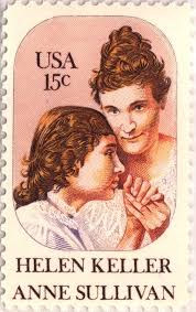 March 3 1887 Annesullivan Began Teaching Six Year Old Helenkeller Who Lost Her Sight And Hearing Af Commemorative Stamps Usa Stamps Vintage Postage Stamps