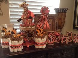 Baby Shower Giraffe Theme Diaper Cakes Corsage For Mother To Be Wooden Name Blocks For Giraffe Baby Shower Theme Baby Shower Giraffe Boy Baby Shower Themes
