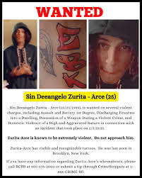 🚨Wanted Wednesday🚨 Sin Deeangelo Zurita