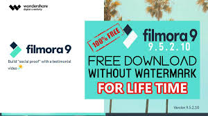It can only be used for personal use, however with a . Download And Install Filmora 9 Free For Lifetime No Watermark