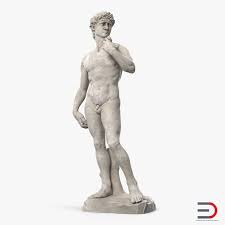 3d David Statue By Michelangelo Model