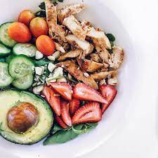 Myhealthyobsession Summer Salads Don T Be Afraid To Mix Fruit With Vegetables If You Want To Change Up Your Easy Healthy Recipes Healthy Eating Healthy