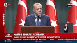 Kabine toplantısı sonrası erdoğan'ın, 1 haziran sonrası hayata cumhurbaşkanı erdoğan, kabine toplantısının ardından alınan yeni kararları açıkladı. Son Dakika Baskan Erdogan Kabine Toplantisi Kararlarini Duyurdu Iste Yeni Koronavirus Kararlari Son Dakika Haberler