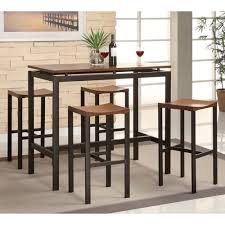 Coaster 5 Piece Counter Height Table And Chair Set Multiple Colors Walmart Com Casual Dining Room Set Bar Table Sets Counter Height Table Sets