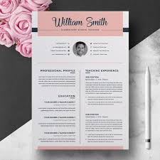 Teacher Resume Template For Word Pages 1 3 Page Educator Etsy In 2020 Teacher Resume Template Teacher Resume Template Free Teaching Resume