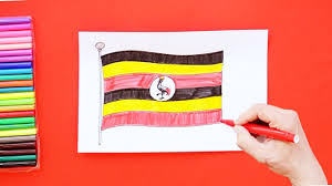 Meaning of the flag the flag of uganda has symbolism in its design and colors. How To Draw The Flag Of Uganda Youtube