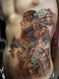 Maybe you would like to learn more about one of these? Pin By Keyvan Foroughi On Tattoos Monkey Tattoos Evil Tattoo Cool Tattoos