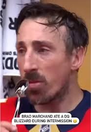 Marchand Eating Blizzard