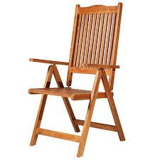 San remo unfinished wood slat back dining chair (set of 2) by international concepts (137) unfinished wood mission dining chair (set of 2) by international concepts (76) exclusive. Outsunny Acacia Wood Slat Indoor Outdoor Folding Arm Chair Dining Seat Adjustable 5 Position Buy Online In Aruba At Aruba Desertcart Com Productid 116447416