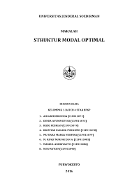 Contoh soal manajemen keuangan 2 struktur modal. Perbedaan Struktur Modal Dan Struktur Finansial