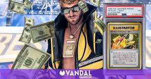 Logan Paul llevó una carta de Pokémon valorada en 6 millones a WrestleMania 