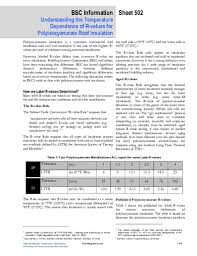 Temperature Depend Of R Values In Pir Roof Insulation Bsc