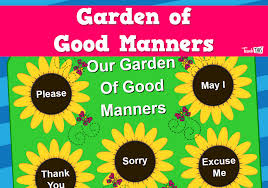 garden of good manners teacher resources and classroom