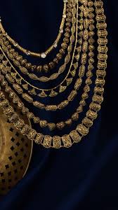 The Heritage Collection 22kt Gold Nakashi Showstopper Gold Necklace Set Traditional Jewelry Gold