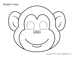 Pin By Gloria Bowen On Mwgwd Monkey Mask Monkey Crafts Coloring Mask