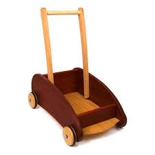 Toddler Push Wagon Swedish Red Wooden Wagon Wooden Toys Toddler Push Toys