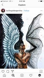 Pin By Isabelle Brin On Lucifer Tattoo Lucifer Wings Angel Drawing Dark Fantasy Art