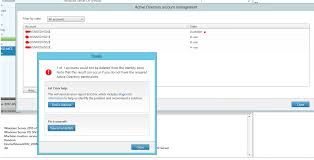 Problems with replication can cause authentication failures and issues accessing network resources (files, printers, applications). Unable To Remove Machine Accounts Via Citrix Studio Error Accounts Could Not Be Deleted From The Identity Pool Note That This Result Can Occur If You Do Not Have The Required