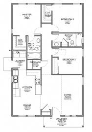 Floor Plan For A Small House 1 150 Sf With 3 Bedrooms And 2 Baths Homeinteriordecorationfloorplans Floor Plans Ranch Floor Plans Bedroom Floor Plans