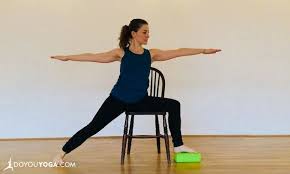 Move Over Utkatasana There Is A New Chair In Yoga Town Chair Yoga Is A Great Way To Strengthen The Body In An Ac Chair Pose Yoga Chair Yoga Yoga For