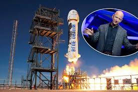 The company revealed it had accomplished a rocket landing of its own. Jeff Bezos Teased Over Phallic Shaped Rocket Blue Origin Hot Celebrity Reviews