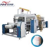 1300mm Hot Melt Glue Coating Laminating Machine for Diaper Backsheet/Diaper  Bottom Membrane/Frontal Tape/Laminated Film/Packing Film