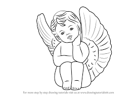 Tutorials On How To Draw An Angel Face Wings Body Use a pencil and draw a stick figure. to draw an angel face wings body