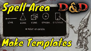 This is going to be a major point of confusion, so read on carefully! Making Cheap Spell Area Templates D D 5e Youtube