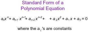 One such equation is the quadratic equation, an equation of order two. How To Write An Equation In Standard Form Math Class Video Study Com