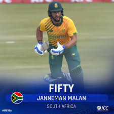 Malan was the main highlight of the match as he smashed the fourth highest score in south africa's odi history. Llb4qorz9np 2m