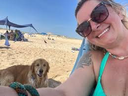 Just me and my peeps at the beach.