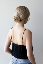 The idea is to shape the bun how you want it to look. How To 3 Easy Low Bun Hairstyles Alex Gaboury