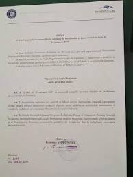 Stiri interne • pe 28.05.2019 la 11:09. Ministrul EducaÈiei A AnunÈat Oficial CÄ Vineri 25 Ianuarie Ècolile Vor Fi Inchise Gazetadedolj Ro