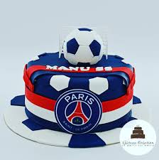 Gateau Psg Gateau Anniversaire Anniversaire Theme Foot Gateau Creation