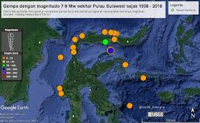 Di indonesia, pada 28 september 2018, gempa berkekuatan 7,5 yang terjadi di teluk palu di pulau sulawesi, dan. Sejarah Gempa Merusak Sekitar Pulau Sulawesi 1938 2018