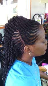 Ghana Braids With Senegalese Twist By Lionessa Protective Hairstyles For Natural Hair Natural Hair Styles Hair Styles