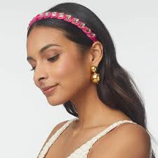 Square Crystal Strand Headband