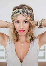 Kurze Frisuren Egal Wir Lieben Diese 25 Nette Frisuren Stil Boho Frisuren Schal Frisuren Haar Styling