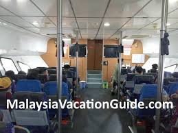 The ferry is operated by sejahtera ferry services sdn.bhd. Redang Island Ferry