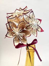 citation needed later, principally in the twentieth century, commercialism led to the addition of more anniversaries being represented by a named gift. Amazon Com 5 I Love You Paper Flowers Ready To Ship Handmade Anniversary Gift Wedding Decor Origami Small Bouquet Handmade Products