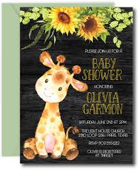 Giraffe Baby Shower Invitation Giraffe Baby Shower Invitations Baby Shower Giraffe Giraffe Baby Shower Theme
