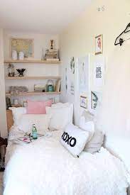 A tiny home—be it a house, an apartment, or a dorm room—often comes with a huge lack of storage, so as you're planning out your. Dorm Room Decor Ideas And Small Space Hacks Domino Cute Dorm Rooms Dorm Room Decor Small Bedroom Decor