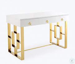 Discover white lacquer desk at pottery barn teen. Audrey White Lacquer Desk H3739 Tov Furniture