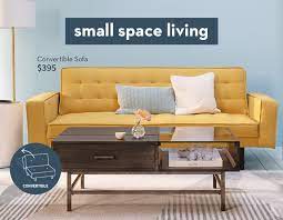 Convertible sofa beds & futons chair beds mattress choices. Small Space Living Living Spaces