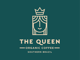 Similar vector logos to queen. The Queen Logo For Organic Coffee Co Desain Logo Desain